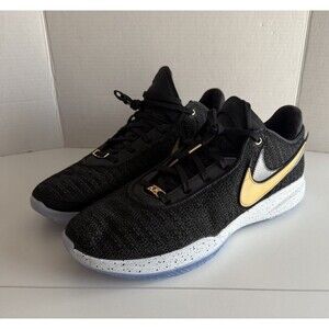 Nike Lebron 20 XX Black Metallic Gold' DJ5423-003 Men's Size 18 Shoes No Box